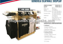 Gondola slatwall display rack