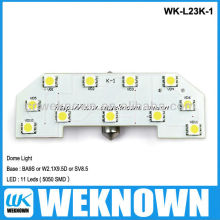 5050SMD 11LED 6W BA9S car led light &led car dome light & automotive dome light