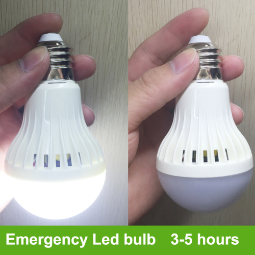 CE ROHS good quality 7w rechargeable emergency led bulb with backup battery