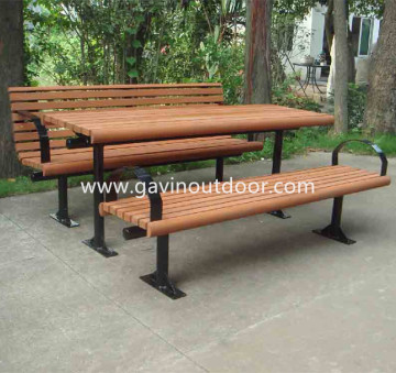 Outdoor wood coffee table with bench outdoor wooden table