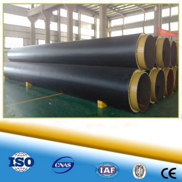 preinsulated pipe with polyurethane foam and PE sheathing district heating pipe in pipe