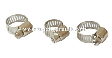 Ring hold down quick release hose swivel clamp