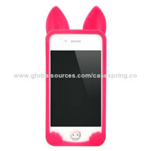 TPU case for iPhone, modles for Samsung available, cat shape