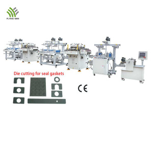 Flatbed die cutting punching line