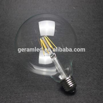 High lumen efficiency high lumen 100lm/w led filament bulb 8w