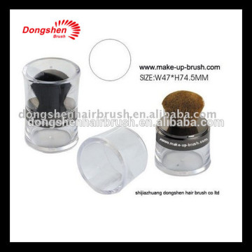 cosmetic brush powder brush jar containers brush powder puff container plastic jar