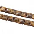 Batu Alam Faceted Square Loose Beads Gem Crystal Crystal Loose Beads Untuk Pembuatan Perhiasan DIY