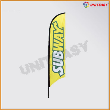 feather beach flag banner , double sided beach flags