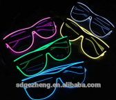 2017 led glasses el party wear glasses big Party glasses