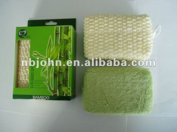 bamboo fiber bath scrubber