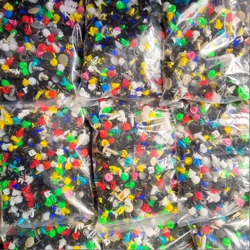 200 Pcs Push Bumper Fastener Rivet Clips