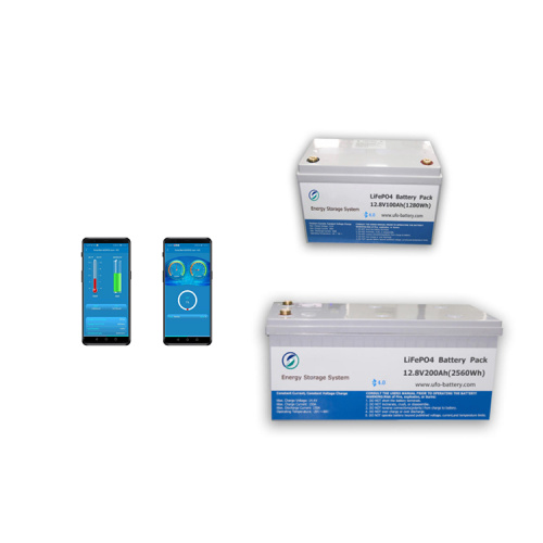 baterai lithium besi fosfat lifepo4 12V dengan monitor