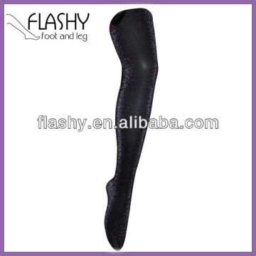 Ladies sheer sparking shining lurex popular fashion tights