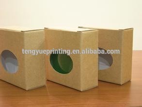 For Baby Product Packaging Kraft Paper Box with PVC Window Packaging