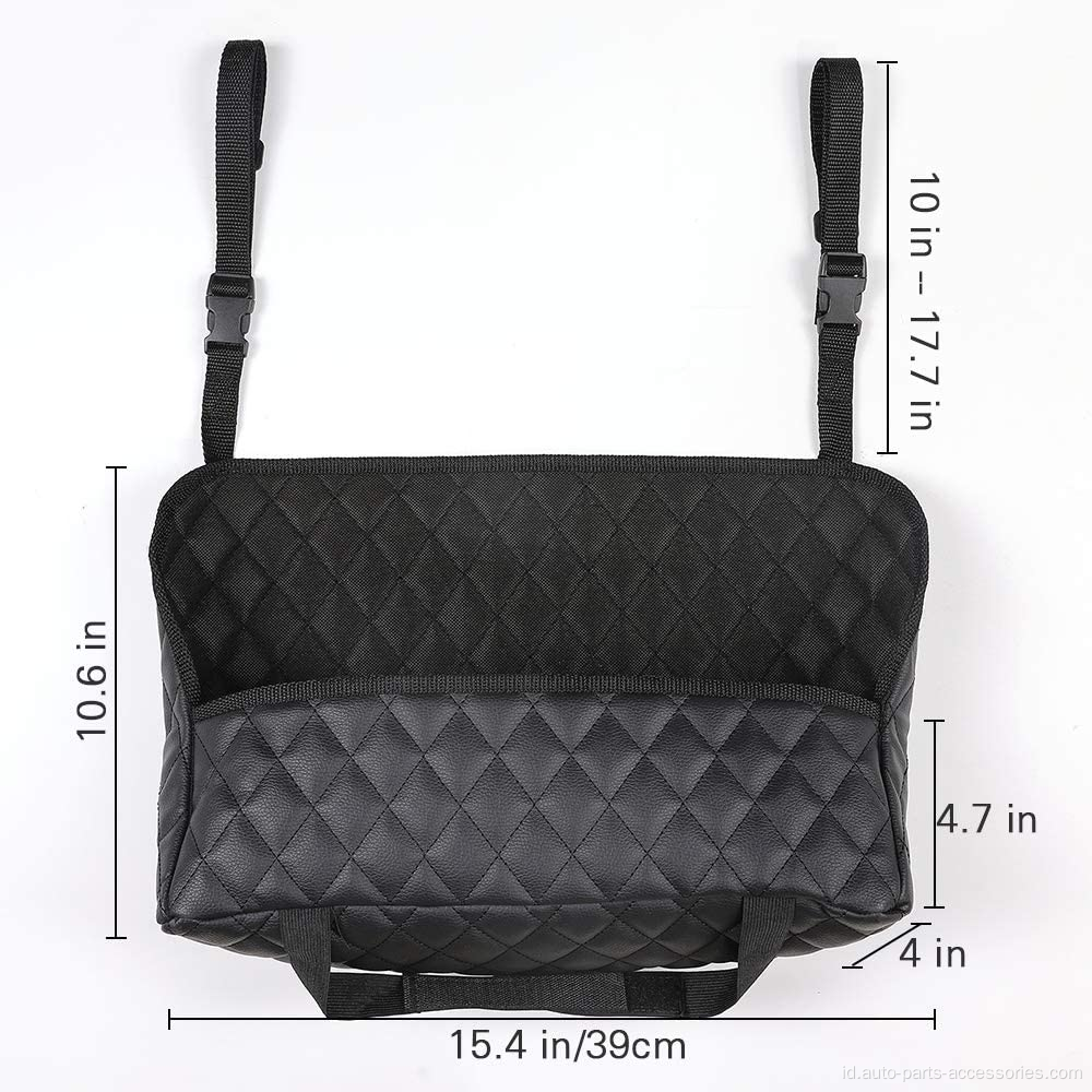 Tas Tangan Saku Back Penyimpanan Kulit 3 Layer PU