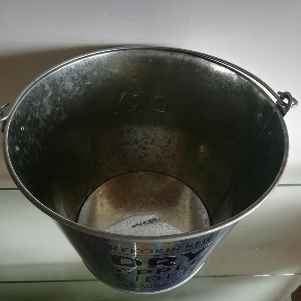 galvanized ice bucket