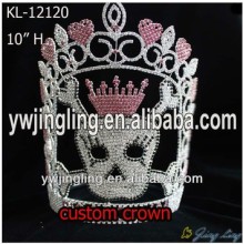 10 Inch Special skull shape pageant crown