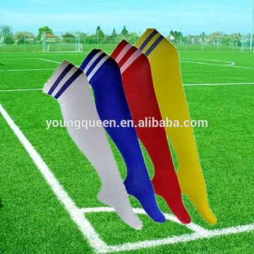 YJB78 men cotton socks sports footbal long cylinder moving stripes socks wholesale soccer socks