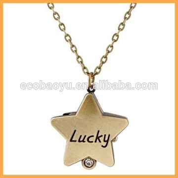 Five Point Star Pocket Watch/Retro Pocket Watch/Lucky Style Watch/Creative Pocket Watch Wholesale