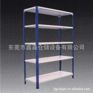 Light duty metal storage shelving racks