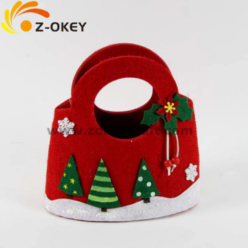 Decorative Christmas red felt bag 2014 www alibaba com