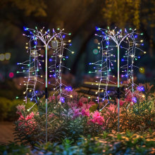 Solar Firework Lights - Path Lights, Fairy Twinkle Lights for Yard, Patio, Walkway & Party Decor
