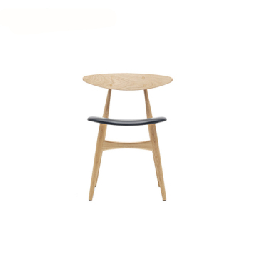 Ch33 Dining Stacking Chair With Upholstered Seat
