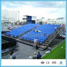Removable Metal Structural Tribune Outdoor or Indoor Bleachers Sports Grandstand Audience Seating