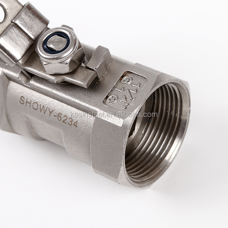 Stainless Steel Ball Valve /CF8 CF8M Ball Valve 1Piece Ball Valve