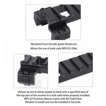 MP5 G3 Picatinny Rail Mount Adapter