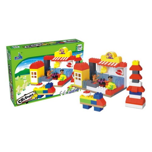 Edifício de brinquedo para crianças
