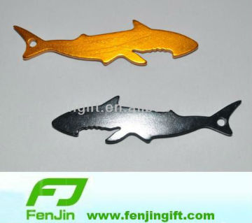 promotional metal shark bottle opener