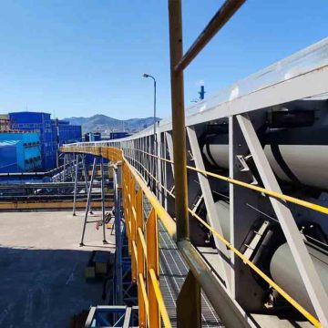 Construction Aggregate Conveyor Pipe Belt Machine