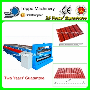 Double Layer Aluminum Steel Roofing Sheet Roll Forming Machine