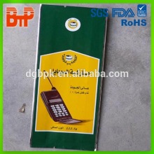 small plastic tea bag