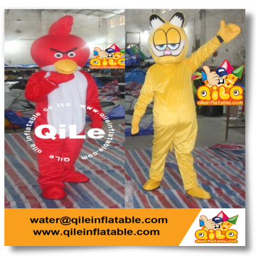 2016 new cute Garfield cat mascot cloth on sale for holiday or party amusement