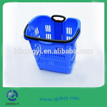 Wonderful Plastic Rolling Shopping Baskets