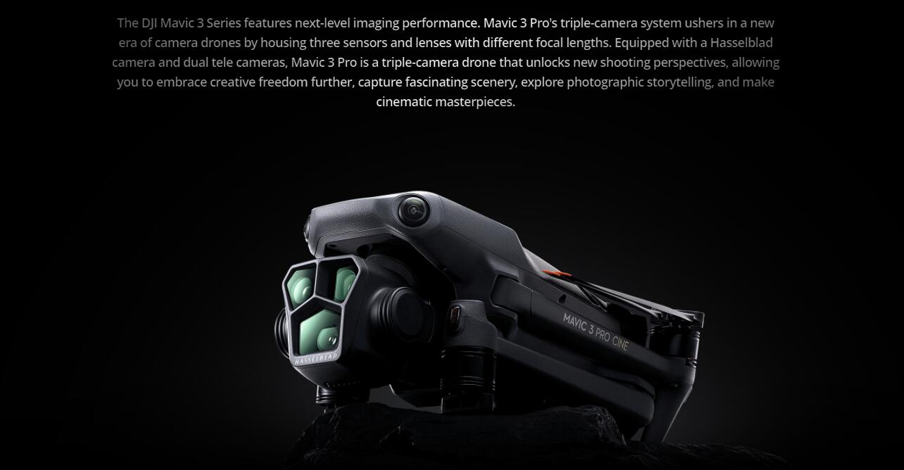 DJI Mavic 3 Pro Drone with Hasselblad Camera 43mins Flight Time 15km Night Scene video Omnidirectional Obstacle