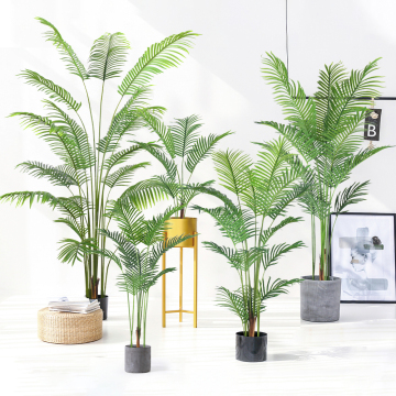 Plastic Palm Plants for Home & Garden Decoration