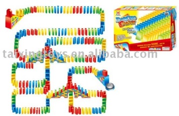 Manual dominoes arch bridge outfit ,game toys