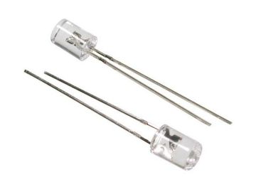 400mcd  2.0 - 2.5v Concave Led Light Emmiting Diode For Strip Lighting 592nm , 5mmyellow Led