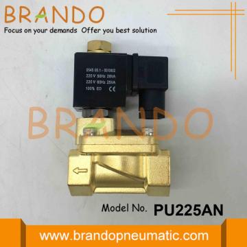 Normal Open Water Brass Solenoid Valve 1'' 220V