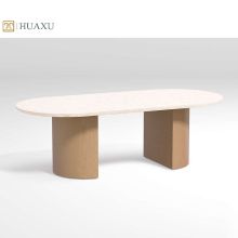 Huaxu Classic Design Italian Travertine Console Table