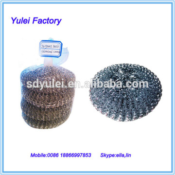 Iron scrubber/steel wool scrubber/galvanized pot scrubber