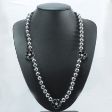 High Quality Knotted Shell Pearl Necklace