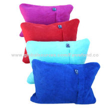 Inflatable toweling pillow, toweling cover