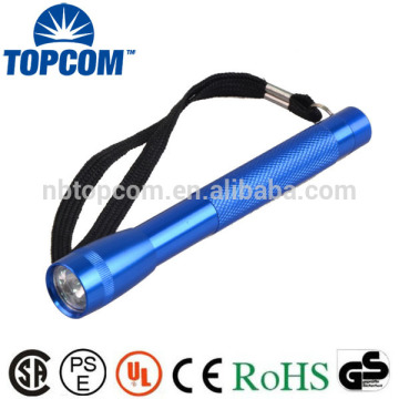 Rotary switch mini yellow led flashlight lumileds led flashlight