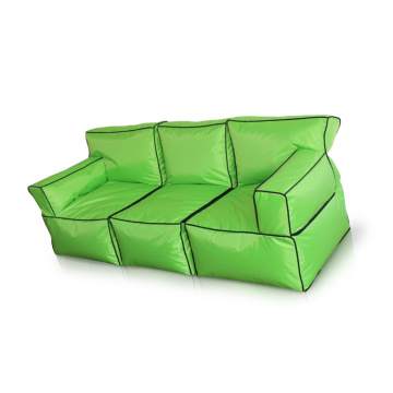 Green Portable Single Lazy Sofa Outdoor Bean Bag