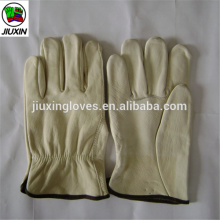 Pig grain leather gloves for driving