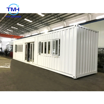 Luxury shipping container log house for prefabricated office